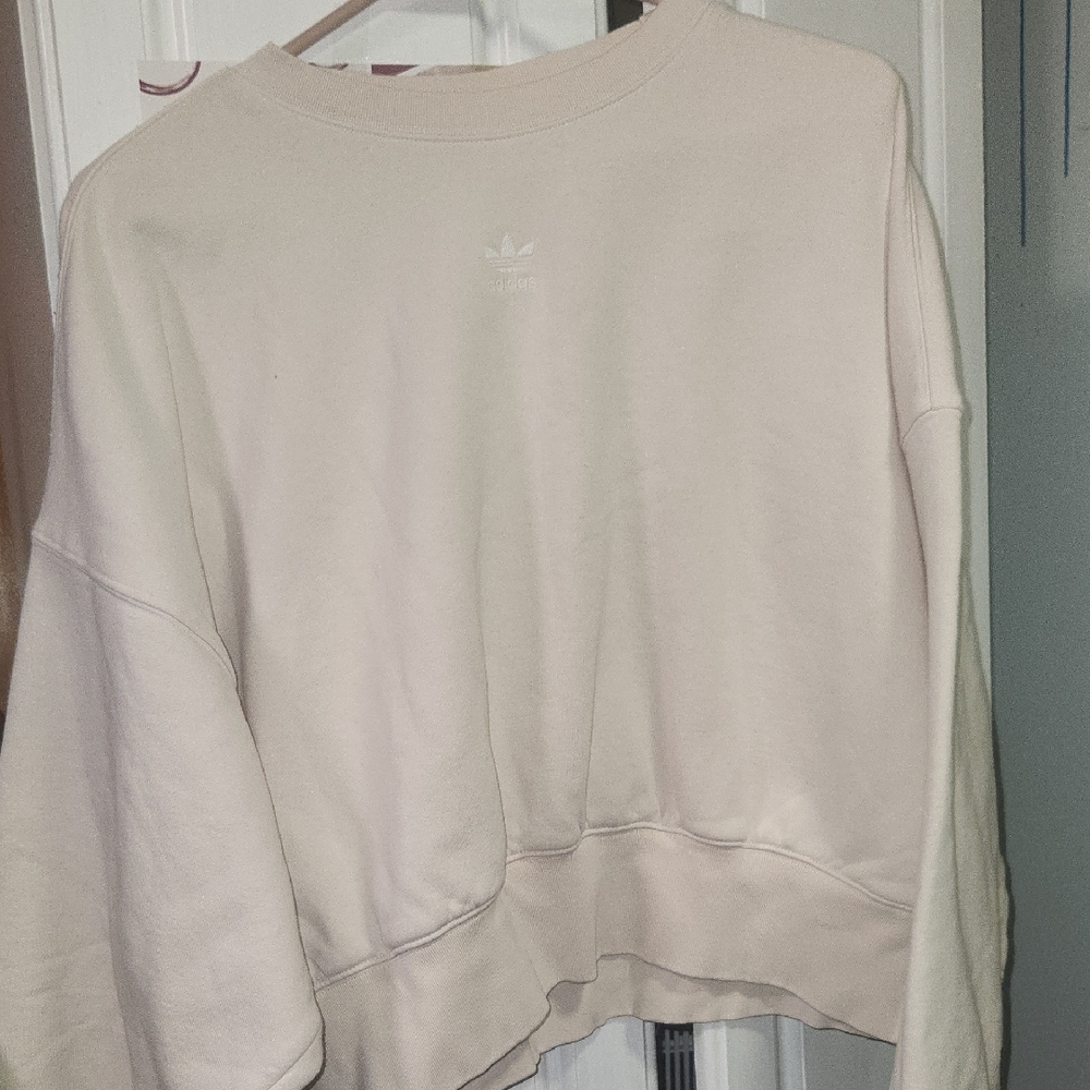 Adidas Cream Sweatshirt